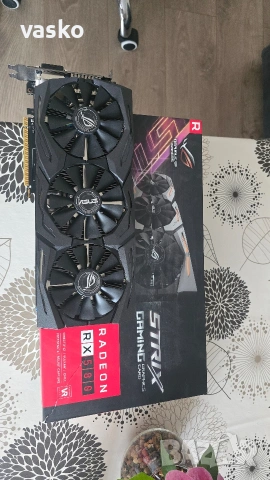 Видео карта GPU RX580 Asus 8GB