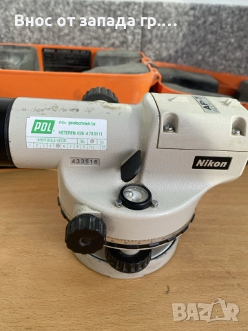 Nikon AP-7 - Автоматичен оптичен нивелир, снимка 3 - Други инструменти - 55407825