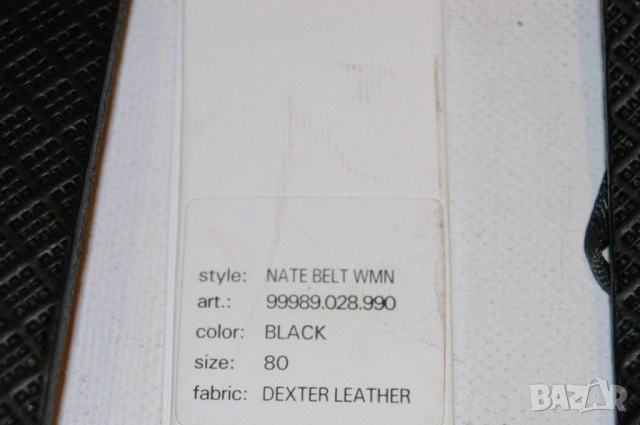 G-star черен колан от естествена кожа 80, снимка 7 - Колани - 54157438