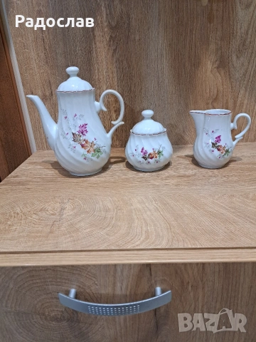 Чисто нови български порцеланови чинии и други красоти от времето на соца, снимка 8 - Чинии - 54093527