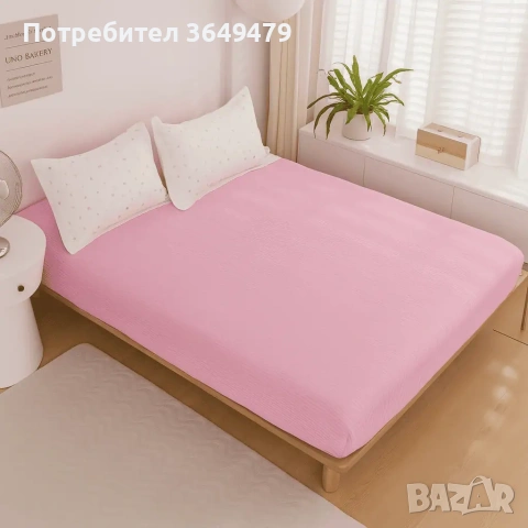 Спален комплект от 6 части с ластик, снимка 6 - Спално бельо - 54208115