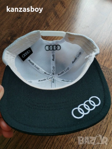 audi cap - страхотна мъжка шапка КАТО НОВА  универсален размер, снимка 5 - Шапки - 54264161