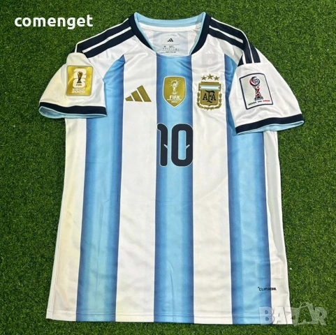 СВЕТОВНО 2026! ARGENTINA / АРЖЕНТИНА MESSI фланелка! Поръчай с име и номер по ТВОЙ избор!, снимка 4 - Футбол - 54748634