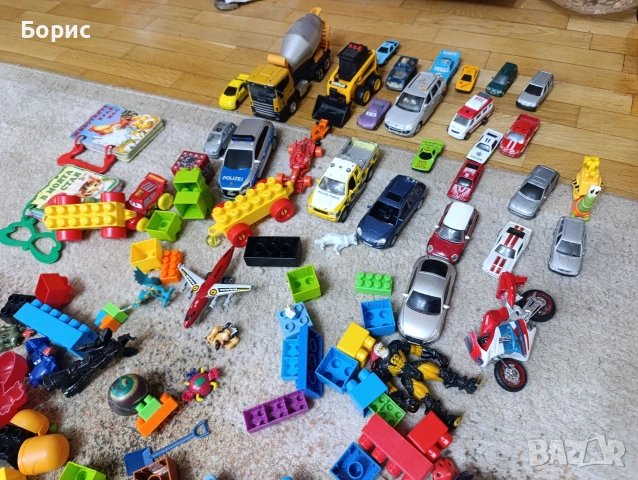 Голям лот детски играчки – Колички, LEGO, Nerf, образователни игри и пособия

