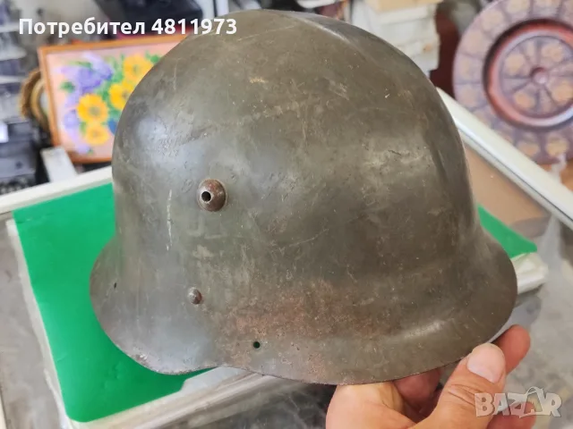 Стара военна каска , снимка 2 - Колекции - 55587602