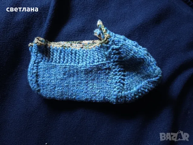 Плетени детски ръкавици и терлици , снимка 5 - Шапки, шалове и ръкавици - 38917700