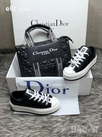 дамски кецове и чанта Christian Dior , снимка 7 - Кецове - 55089283
