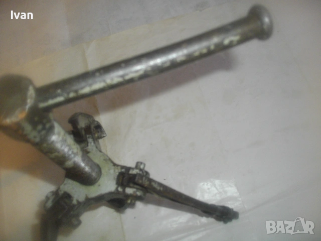 Българска Голяма Трираменна скоба за вадене на лагери и спирачни барабани старото качество Соц НРБ, снимка 5 - Други инструменти - 54010577