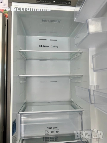  хладилник с фризер Samsung RL37J500MSL No Frost, снимка 5 - Хладилници - 55055059