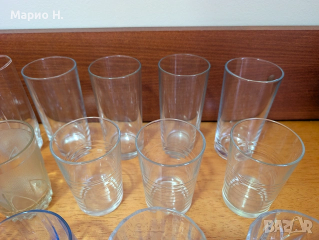 Комплект от 42 чаши за вода и безалкохолно + купичка, снимка 10 - Чаши - 54220900