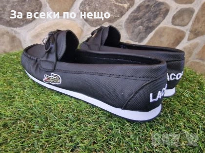 Lacoste Дамски Черни Мокасини Код malkite-29732-2, снимка 3 - Дамски ежедневни обувки - 55042195