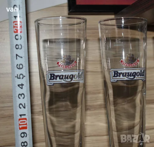Оригинални чаши за бира Braugold, снимка 4 - Чаши - 55483930