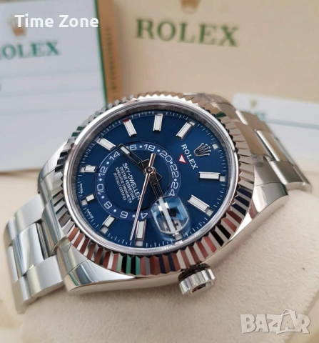 Rolex Sky-Dweller 42mm Steel Blue Dial Automatic Различни Варианти, снимка 3 - Мъжки - 54059898