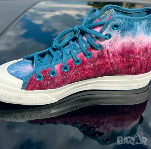 кецове Adidas Nizza High RF „Victory Crimson Orbit Indigo“ номер 46 2/3, снимка 7 - Кецове - 54371710