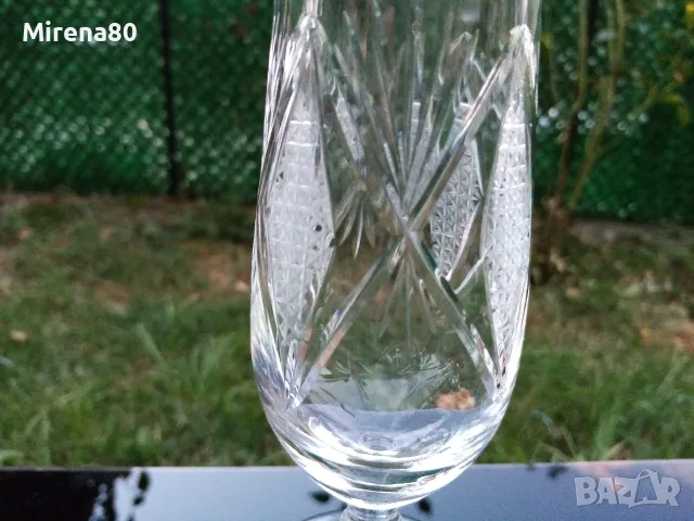 Български кристален сервиз за вермут - нов !, снимка 4 - Сервизи - 55546869