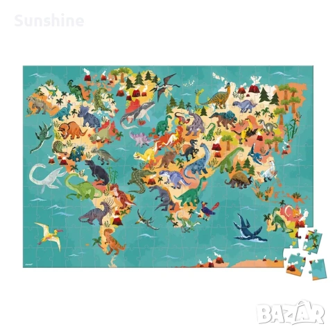 Образователен 3D пъзел с динозаври , снимка 3 - Игри и пъзели - 54316358