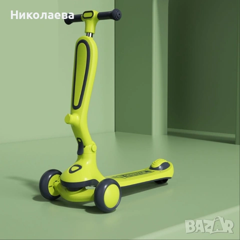 Скутер тротинетка 3 в 1, снимка 8 - Детски велосипеди, триколки и коли - 54448462