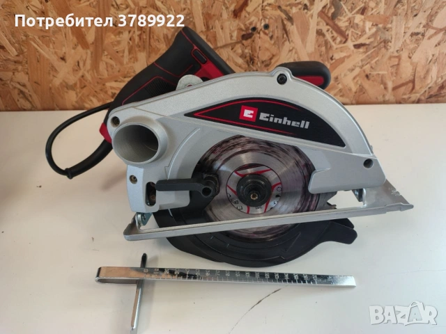 Ръчен циркуляр Einhell Classic TC-CS 1250, снимка 4 - Триони и циркуляри - 54787403