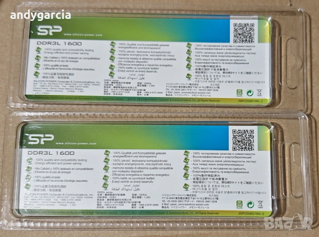 Silicon Power DDR3L 16GB (2x8GB) RAM 1600MHz PC3 12800 204 pin CL11 1.35V Laptop Notebook Memory RAM, снимка 2 - RAM памет - 55206410