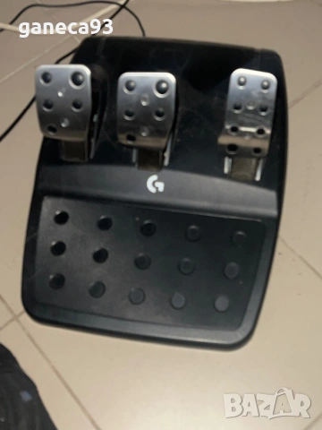 Волан с педали Logitech-923 shifter ps4 ps5 pc. , снимка 2 - Джойстици и геймпадове - 54348798