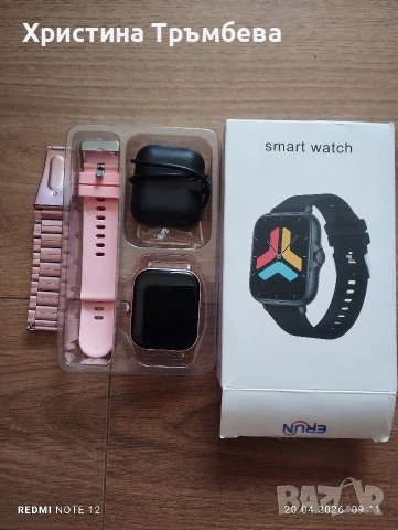 Смарт часовник крачкомер , снимка 3 - Смарт часовници - 54254923