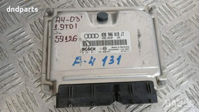 Компютър Audi A4 1.9 TDI 2003 038906019JT 0281011138