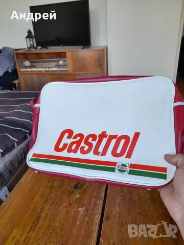 Стара чанта Castrol, снимка 2 - Антикварни и старинни предмети - 55407443