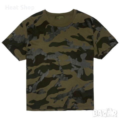 Мъжка тениска Valentino Camouflage T-Shirt