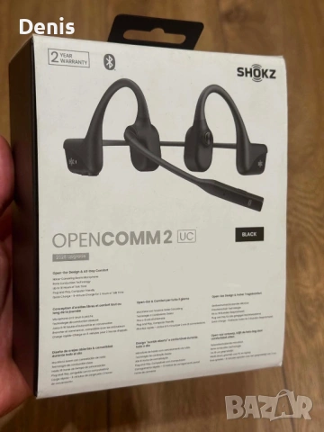 Слушалки - Shokz OpenComm 2 UC, снимка 3 - Bluetooth слушалки - 54851910