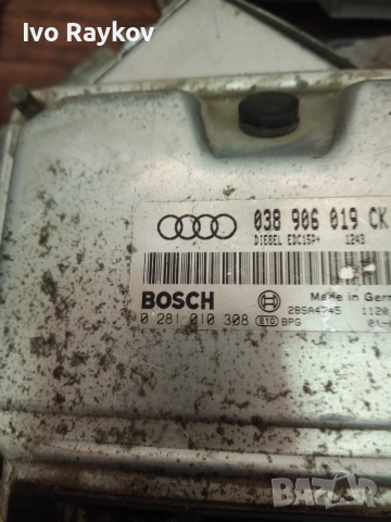 компютър двигател AUDI A3 1.9TDI , 038906019CK , 0281010308, снимка 4 - Части - 55053061