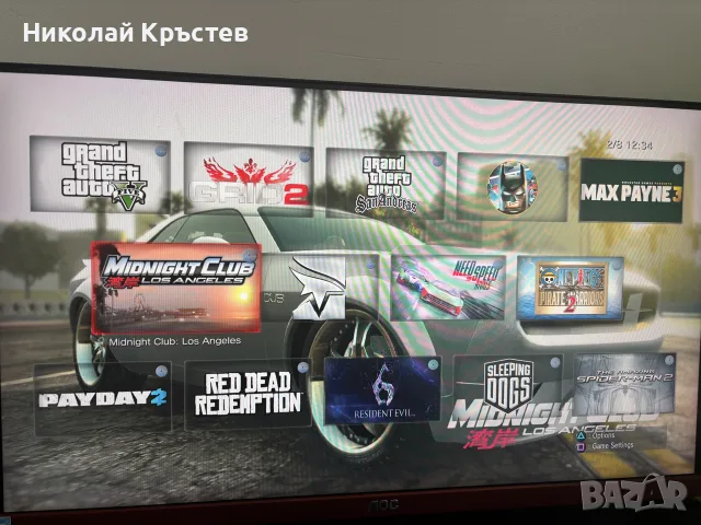 ХАКНАТ PS3 Slim с 30 игри, снимка 6 - PlayStation конзоли - 55509532
