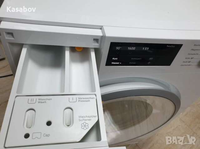Miele Wi-Fi TwinDos Пералня Миеле 12м Гаранция, снимка 6 - Перални - 54706372