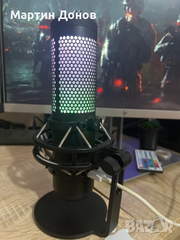 HyperX QuadCast S RGB USB Microphone, снимка 2 - Слушалки за компютър - 54615749