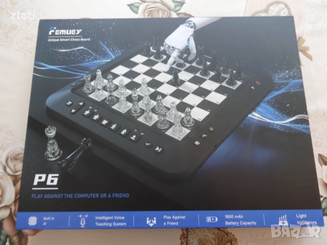 Продавам електронен шах с изкуствен интелект Femuey P6 подходящ за деца за обучение на шах, снимка 10 - Шах и табла - 54427707