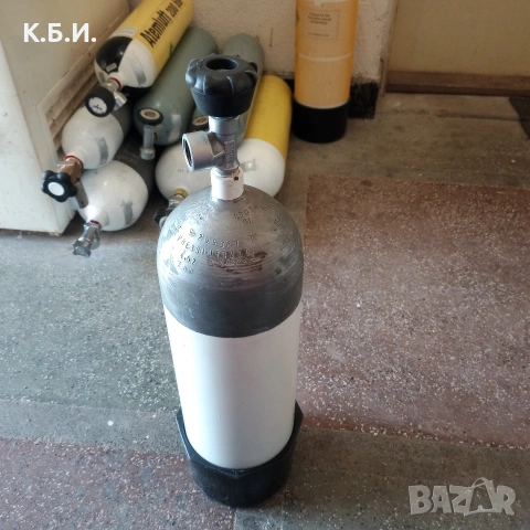 Продавам ЖЕЛЯЗНА БУТИЛКА - 5L - 200 BAR - АТМОСФЕРИ работно налягане, снимка 4 - Въздушно оръжие - 54481413