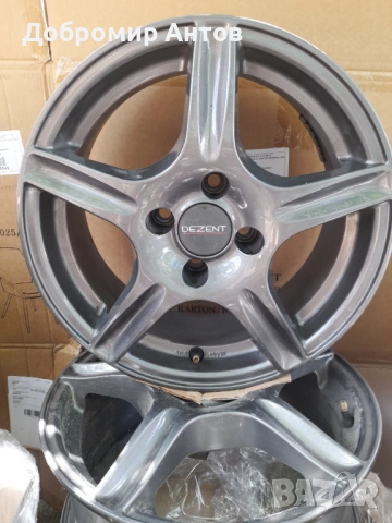 Алуминиеви Dezent Джанти Renault/Рено Dacia/Дачия Opel/Opel 15"цола 4бр, снимка 6 - Гуми и джанти - 54911840