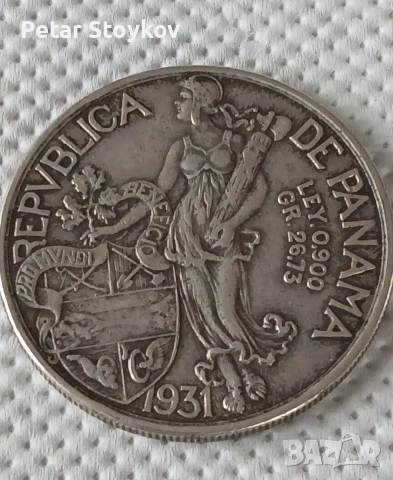 Голяма стара сребърна монета., снимка 2 - Нумизматика и бонистика - 54366922