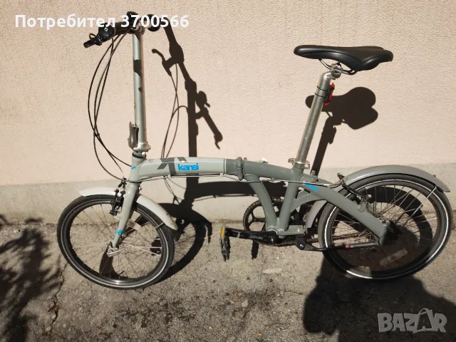 Сгъваем алуминиев велосипед Kansi X1 – Shimano Nexus 3, сервизиран, снимка 2 - Велосипеди - 55543577