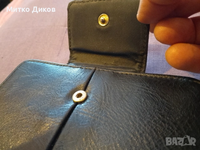 Kenneth Cole Reaction. Марков портфейл естествена кожа унисекс 150 х 95 мм, снимка 5 - Портфейли, портмонета - 54957565