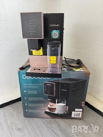  Кафеавтомат Cecotec Cremmaet Compactccino Black Rose, Кафемашина, 1350W, 19 бара!