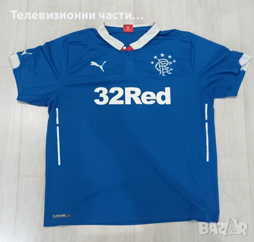 Оригинална футболна тениска на Глазгоу Рейнджърс домакински екип 2014/2015 Puma 746203 размер XL, снимка 3 - Спортни дрехи, екипи - 54172518