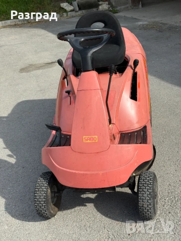 Тракторна косачка SABO с кош 10 к.с briggs&stratton, снимка 5 - Градинска техника - 54608110