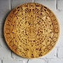 Календар на Ацтеките дърворезба, Aztec Calendar woodcarving , снимка 7