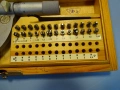 Резбомерен микрометър DDR Suhl Thread Мicrometer 25-50mm, снимка 2