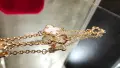 Van Cleef & Arpels VCA Rose Gold Mother of Pearl Sweet Alhambra Дамска Гривна, снимка 10