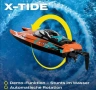 Overmax X-Tide RC лодка 25 км/ч, LED, 2 батерии, 100 м обхват, снимка 6