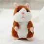 Рико - Говорещият хамстер - Цвят: Сив , Кафяв!/ Материал: плюш и ABS пластмаса + моторен механизъм; , снимка 8