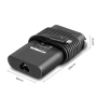 ANIMABG Зарядно устройство за лаптопи Dell, 65W, USB-C, снимка 3