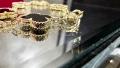 Van Cleef & Arpels VCA 5 Motifs Gold Black Onyx Vintage Alhambra Дамска Гривна, снимка 6
