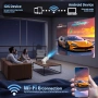 Смарт мини проектор 4K 1080P Full HD с WiFi 6 и Bluetooth (управление с мишка)  , снимка 7